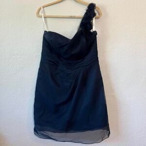 Unbranded Women's Black and Navy Dress